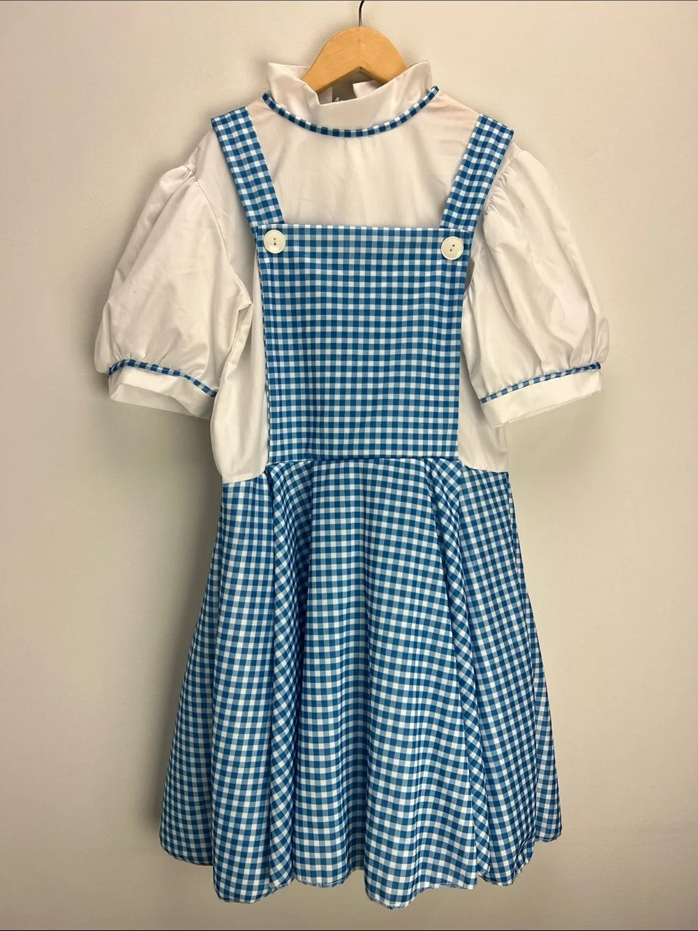 Rubies Dorothy Wizard of Oz Costume Dress Girls Large Blue Gingham Classic